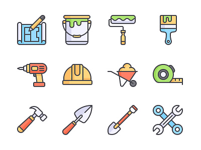 Construction Icon Set