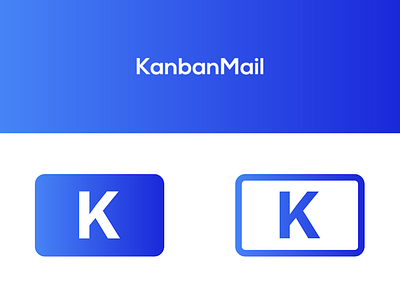 KanbanMail Logo email emails kanban logo logo design logos saas