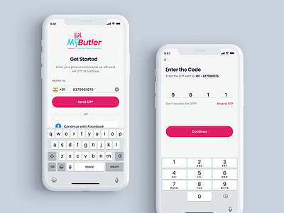 My Butler App (Login)