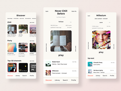 Discover Playlists | Music App Redesign