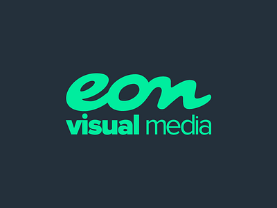 Eon Visual Media Rebrand branding design font graphics logo process text