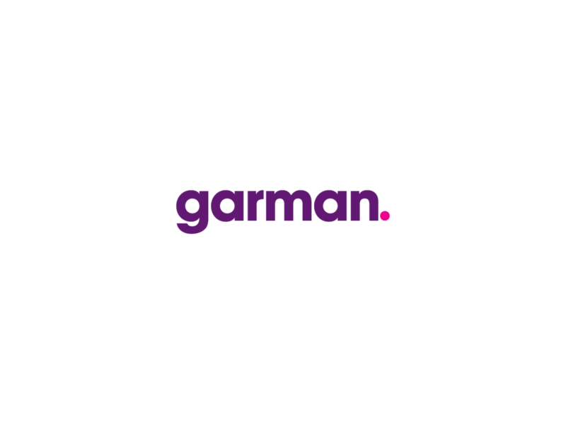 Garman New Logo 2d after effects animated animation branding design flat gif graphic graphics logo typography vector