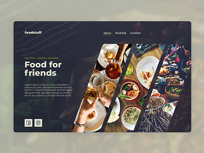 Cooking Event Website Concept