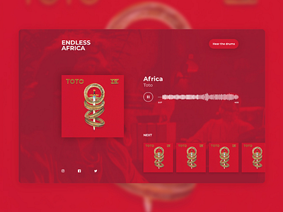 Toto Africa Website Concept clean design minimal sans serif ui ux website