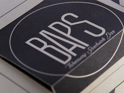 Baps Branding badge black and white branding clean design graphic design lettering logo minimal packaging typography