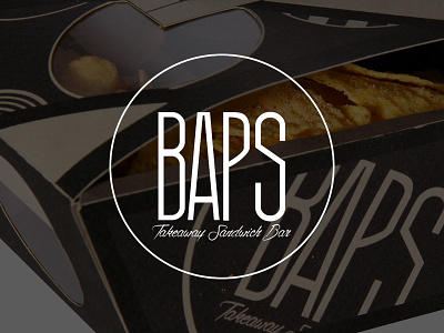 Baps Branding badge black and white branding clean design graphic design lettering logo minimal packaging typography