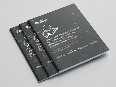 RedEye Predictive Booklet Front Cover artwork badge black and white booklet booklet design booklets branding clean cover design event graphic design lettering logo marketing marketing campaign marketing collateral minimal packaging typography
