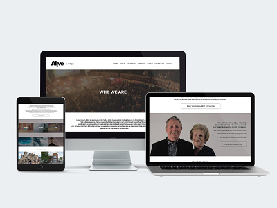 Alive Church Website Redesign