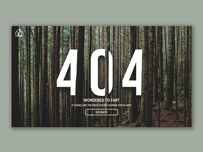 404 Page Mockup