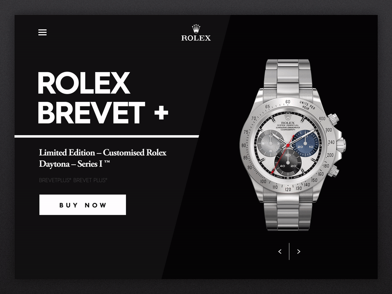 Rolex Color Switch & Clock Menu Style after animation clean color design effect menu photoshop rolex style switch ui