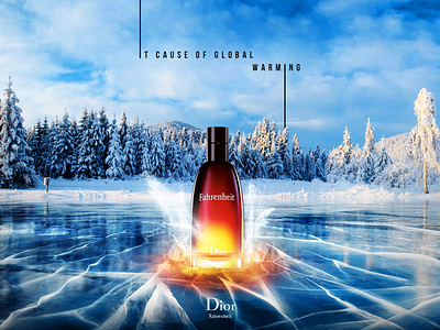 Dior Fahrenheit Key Visual - Part 2 key visual photomanipulation product