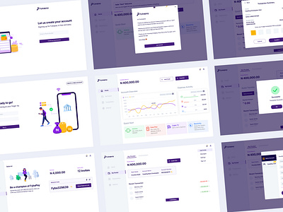 dashboard template app charts dashboad design finance fintech icon illustration ui ux vector web