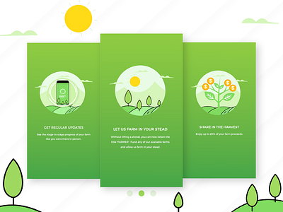 App Onboarding Screens app design icon illustration ui ux vector