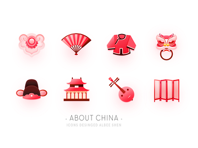 ABOUT CHINA china design icon illustration