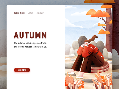 Autumn autumn design drawing illustration