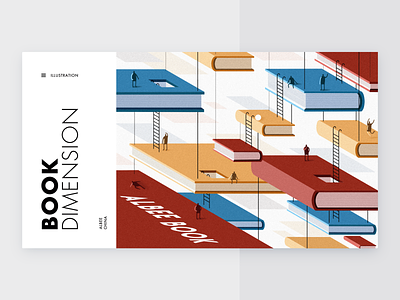 book dimension 2.5 book design dimension illustration