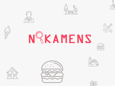 Logo - Nikamens Discount discount esfahan iran logo magnifier nikamens noandish shahrkord