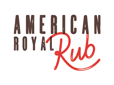 American Royal Rub bbq brisket chicken packaging pork ribs rub script type