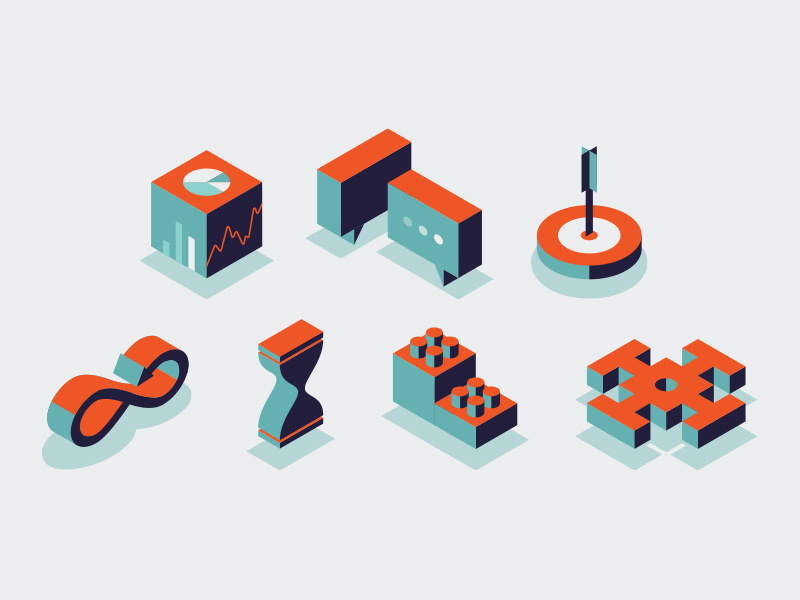 Isometric Icons by Bradley Brooks on Dribbble