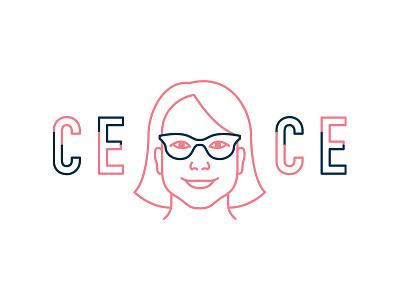 Line Portrait cece illustration line monoweight portrait