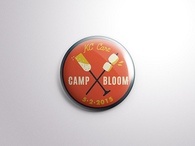 Camp Bloom 2015 camp camping glamping icon illustration philanthropy woods