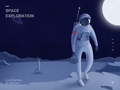 spaceman - space exploration 3d earth flight illustrator outer space space exploration spaceman star ui 向量 设计