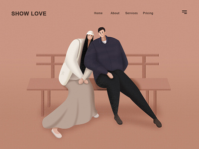 Show Love girlfriend illustration show love show love ui woman 向量 插图 设计