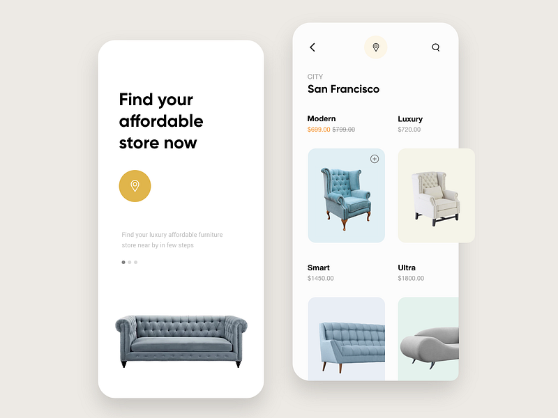 Store Search - app concept by vijay on Dribbble