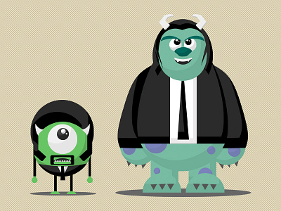 Pulp Fiction, Inc. mash up mashup minimal monsters monsters inc. movie pulp fiction