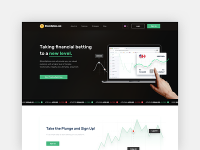 Creative landing page / Trading company brokers company creative design homepage landing page landingpage minimal simple trading ui ui ux uidesign uiux web website