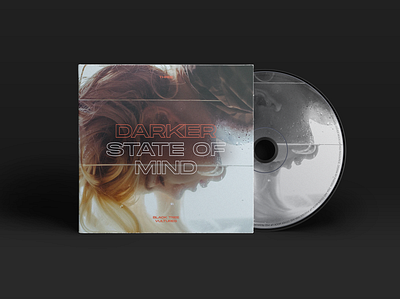 Darker State Of Mind album album cover album cover design brutalism cd ep music typography typography poster