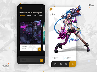 League Of Legends App designs, themes, templates and downloadable