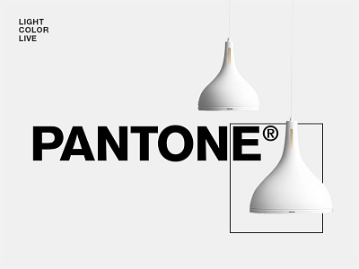 Pantone Lighting Website art direction design lighting pantone ui ux web design website