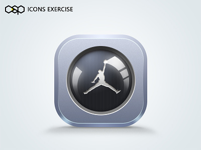 Icons Exercise icon jordan texture
