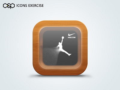 Icons Exercise icon jordan texture