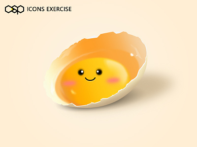 Icons Exercise egg icon texture