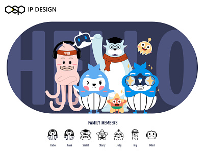 Cartoon IP Design app brand cartoon ip color icon illustration logo uidesign