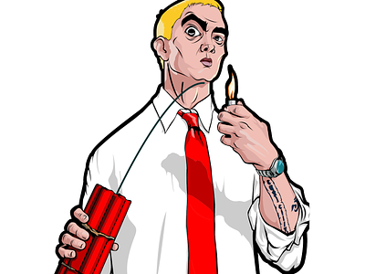 The Eminem Show design eminem hip hop illustration illustrator lyrics music rap rapper slim shady vector