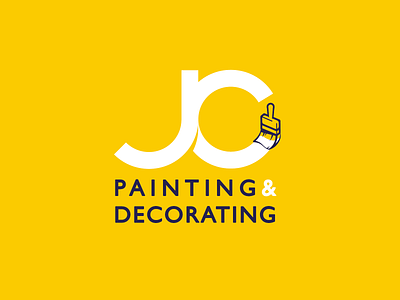 JC Painting & Decorating logo decorating design illustration jc logo logo a day paint paint brush paintbrush painting vector