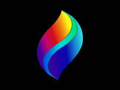 Gradient Flame Logo color colorful colorful logo colors flame flame logo gradient gradients illustrator logo