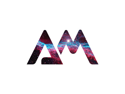Arjun Media Logo - Space Design illustrator letter logo media simple space