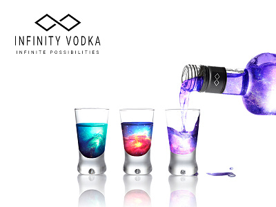 Infinity Vodka Concept concept design drink drinks infinity logo vodka