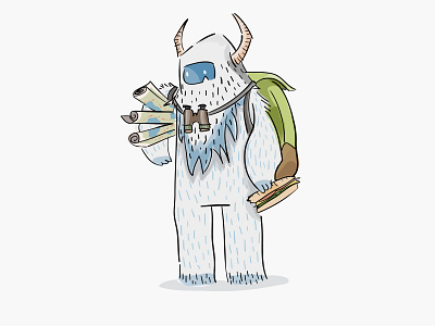 Adventure adventure binoculars map sandwich yeti