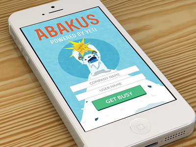 Abakus abacus app blue expense illustration ios iphone money yeti