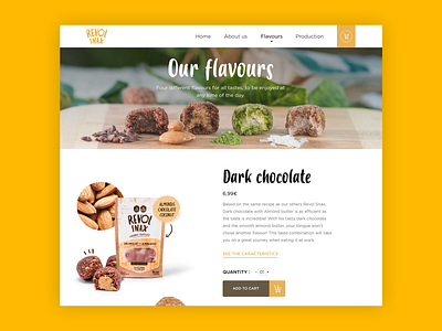 Product website #1 chocolate design food graphic design product shop sketch typography ui ux web design website