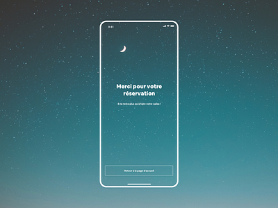 Booking confirmation app booking booking system buying confirmation design funnel graphic design ios photograhy purchase screen sky stars thanks travel ui