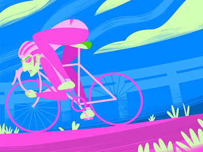 Good geometry bike bike ride brush fast illustration illustrator kynetic speed vector