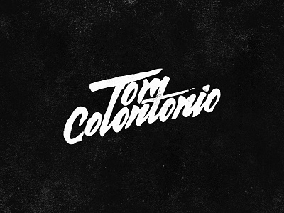 TC lettering black chessin design dustin graphics lettering logo music vintage white