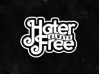 I see a hater. black chessin design dustin graphics lettering logo uniondues vintage white