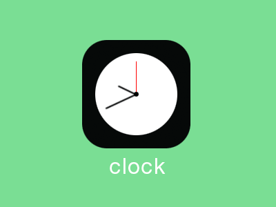 Ios 7 Clock App re-design, still not a fan of the newest one app apple clock design ios7 logo re design
